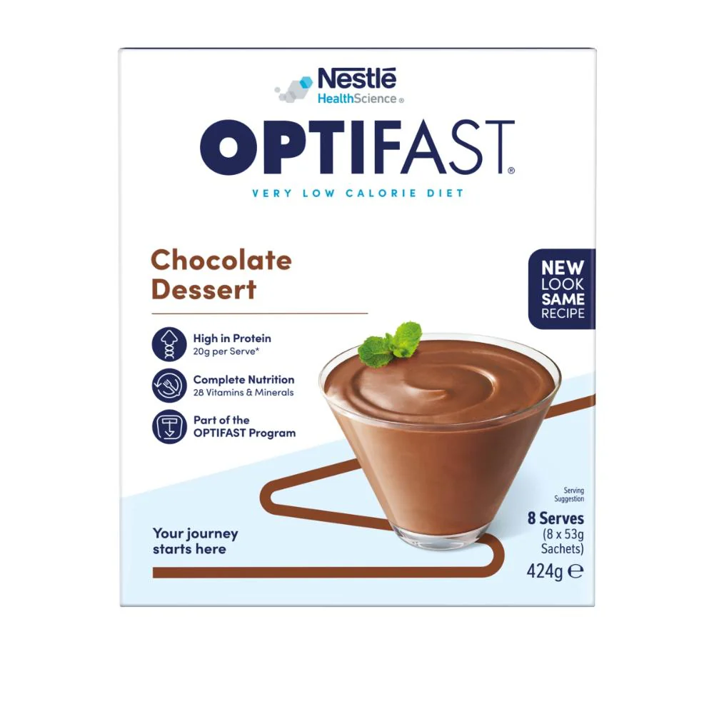 Optifast VLCD Dessert Chocolate 53g 8pk