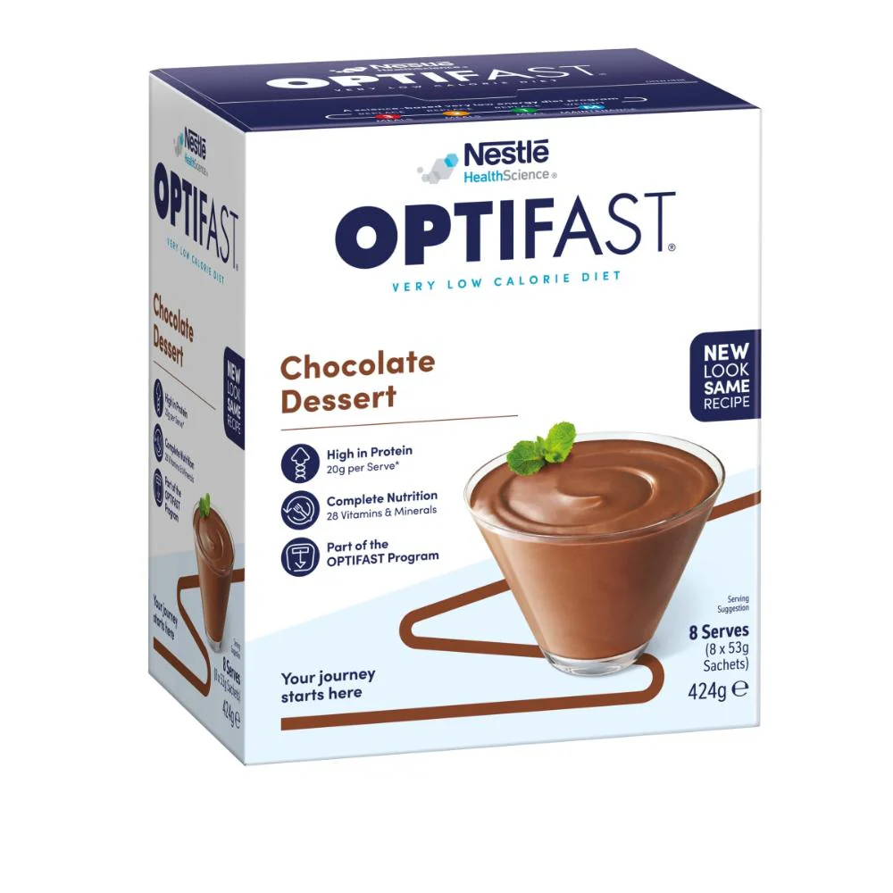 Optifast VLCD Dessert Chocolate 53g 8pk - Image 2