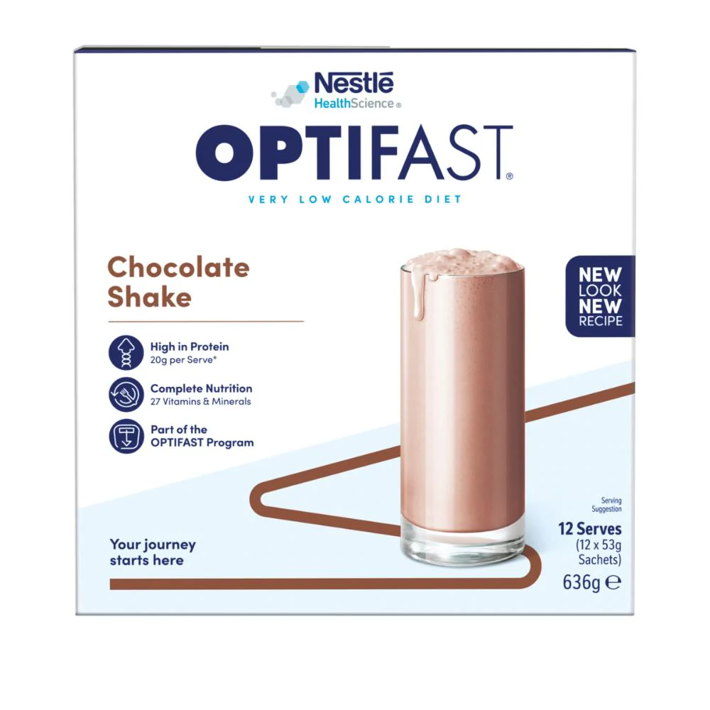 Optifast VLCD Milk Shake Chocolate 53g 12pk - Image 4