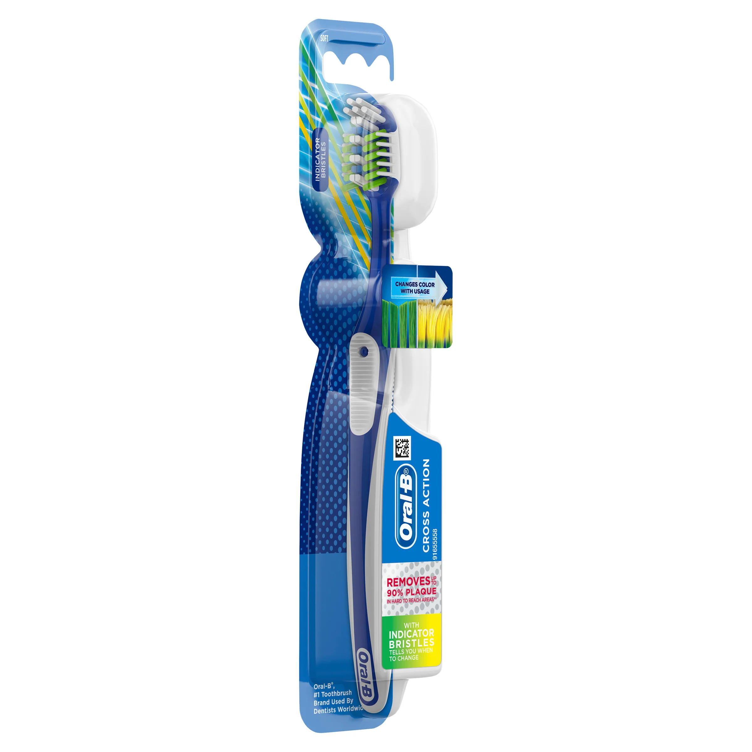 Oral B Man Toothbrush Cross Action Anti Bac 1ea - Image 2