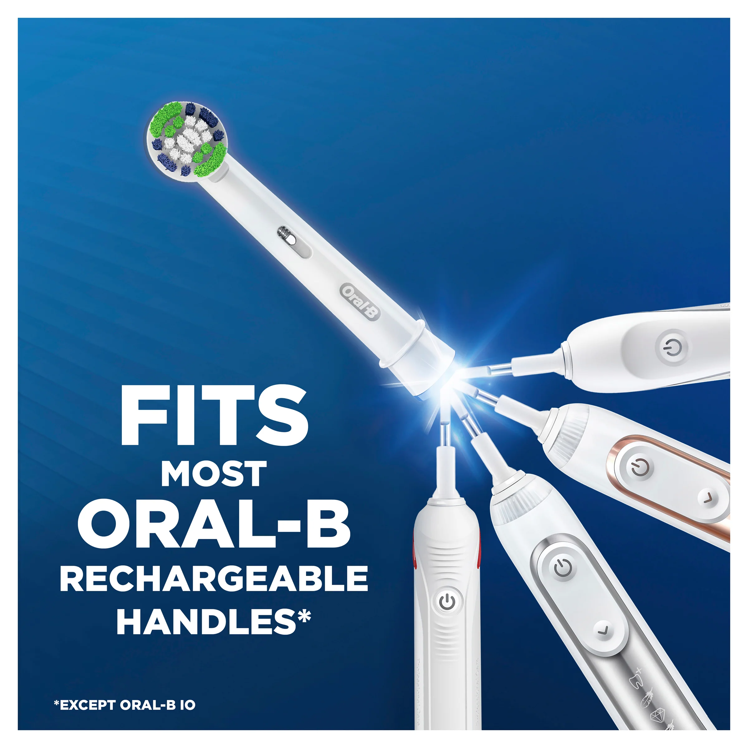 Oral B Precision Clean Electric Toothbrush Heads White 6pk - Image 4