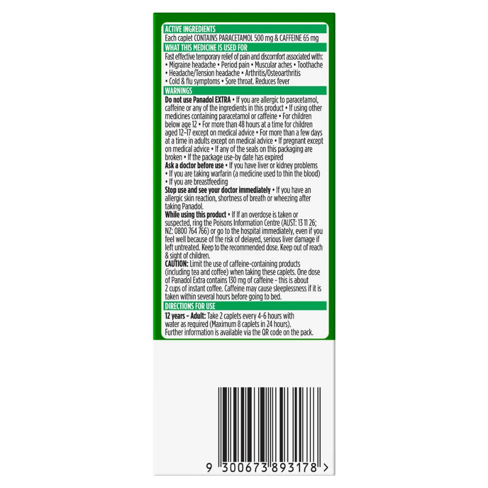 Panadol Extra Caplets 16s - Image 3