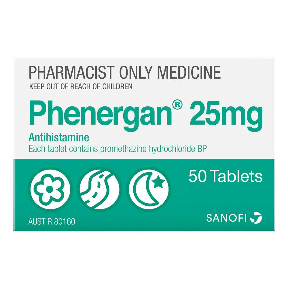 Phenergan FC Tabs 25mg 50s - Image 6