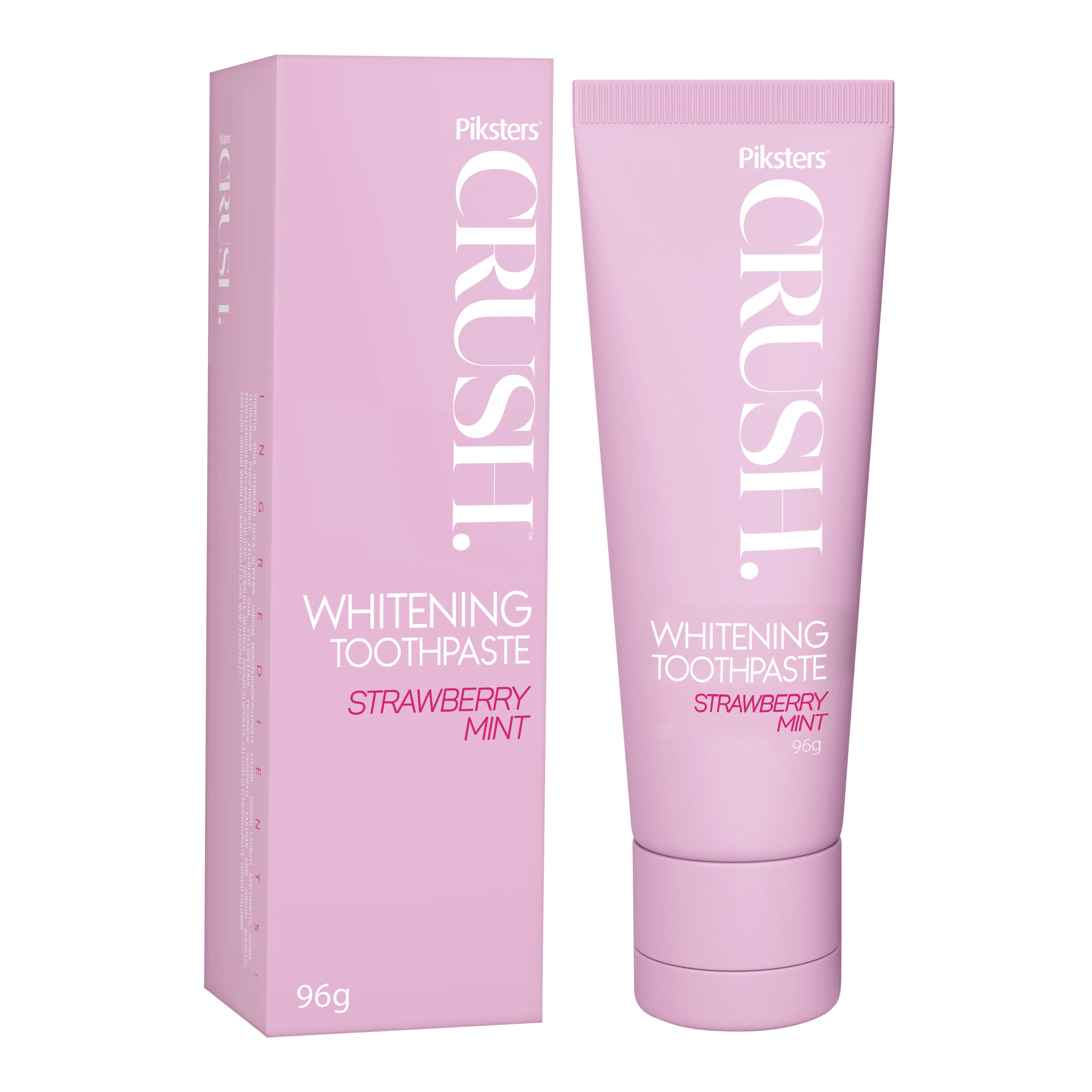 Piksters Crush Whitening Toothpaste Strawberry 96g - Image 4