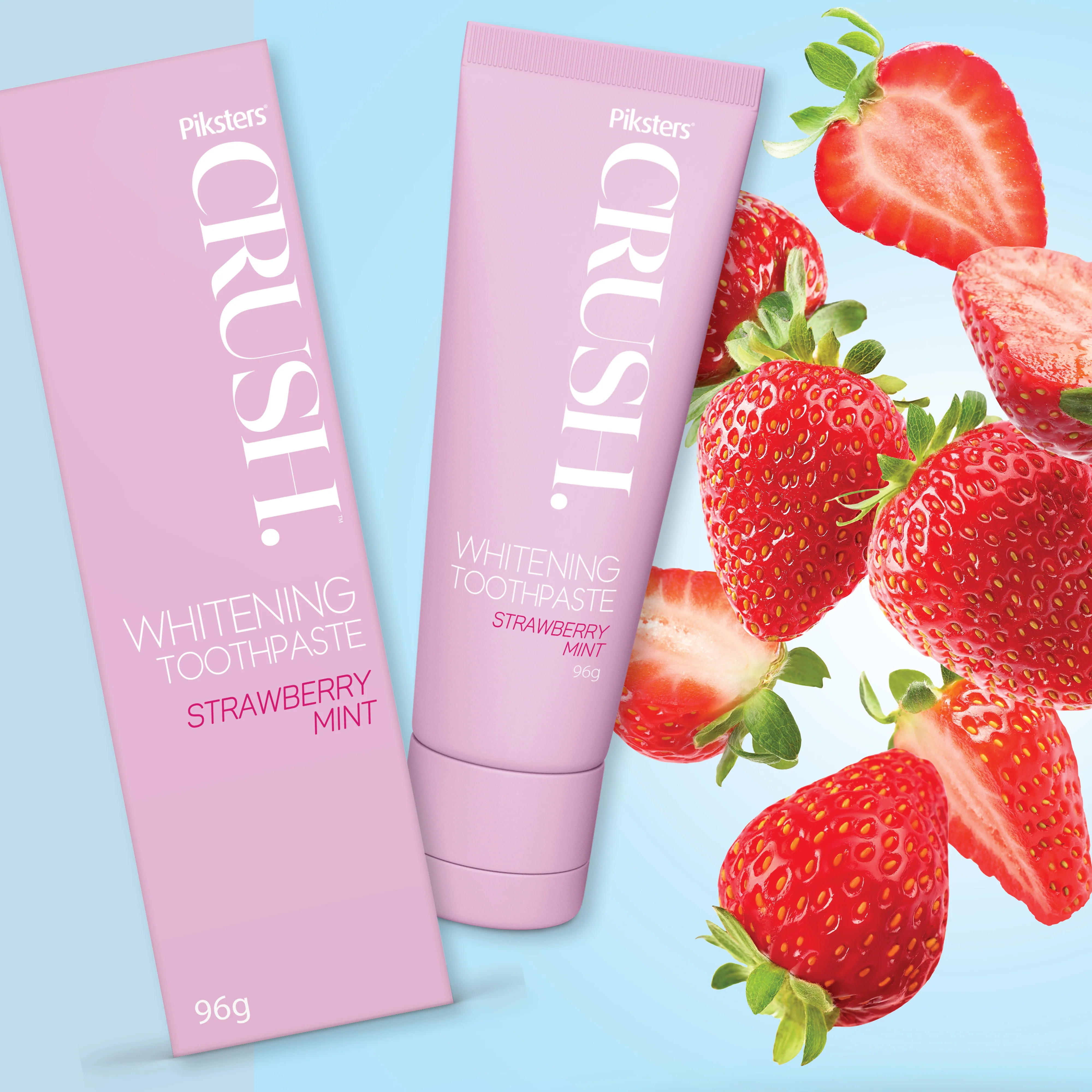 Piksters Crush Whitening Toothpaste Strawberry 96g - Image 9
