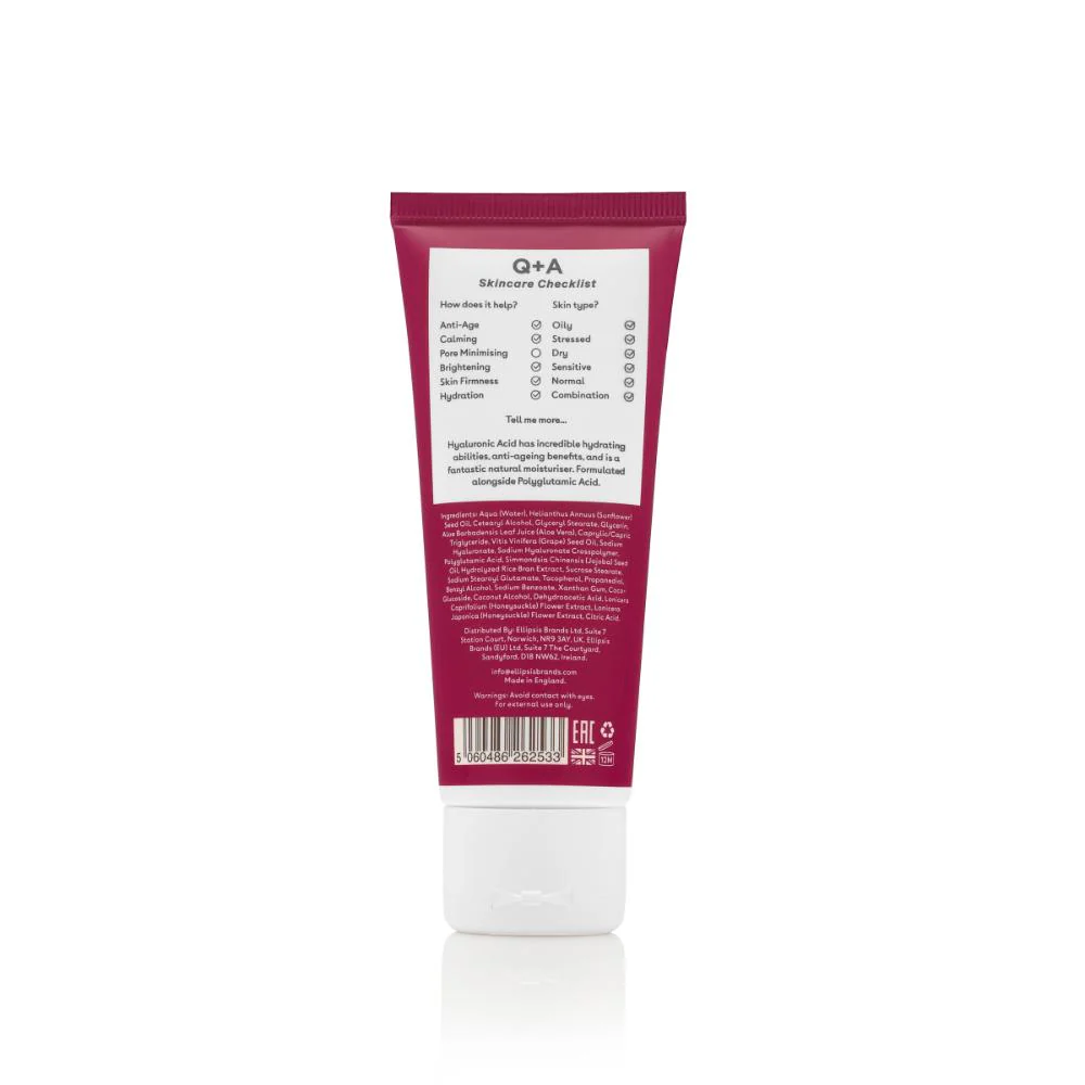 Q+A Hyaluraonic Acid Daily Moisturiser 75ml - Image 2