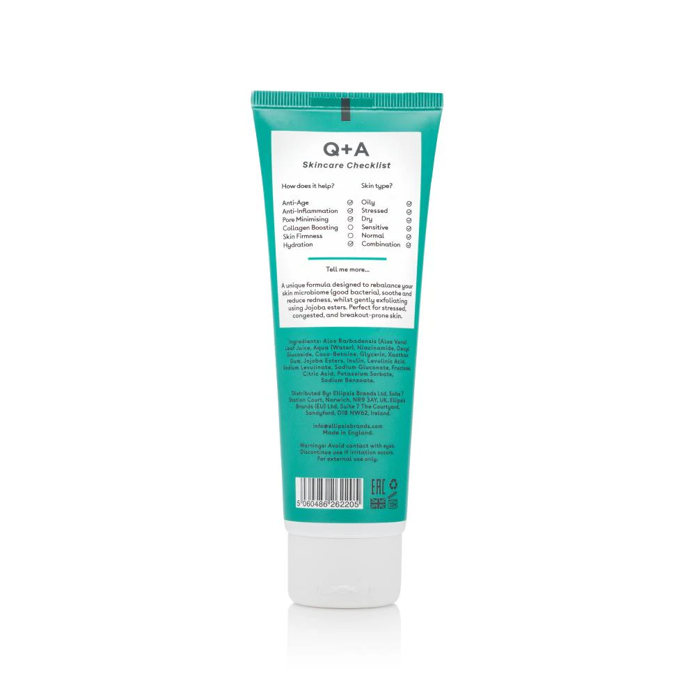 Q+A Niacinamide Exfoliating Cleanser 125ml - Image 3