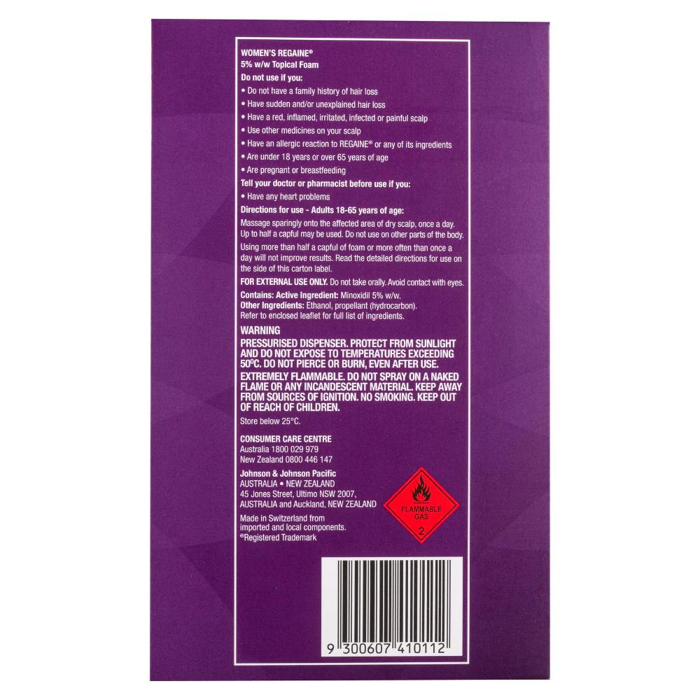 Regaine Woman Foam 5% 4mth Supply (2x60g) 120g - Image 10
