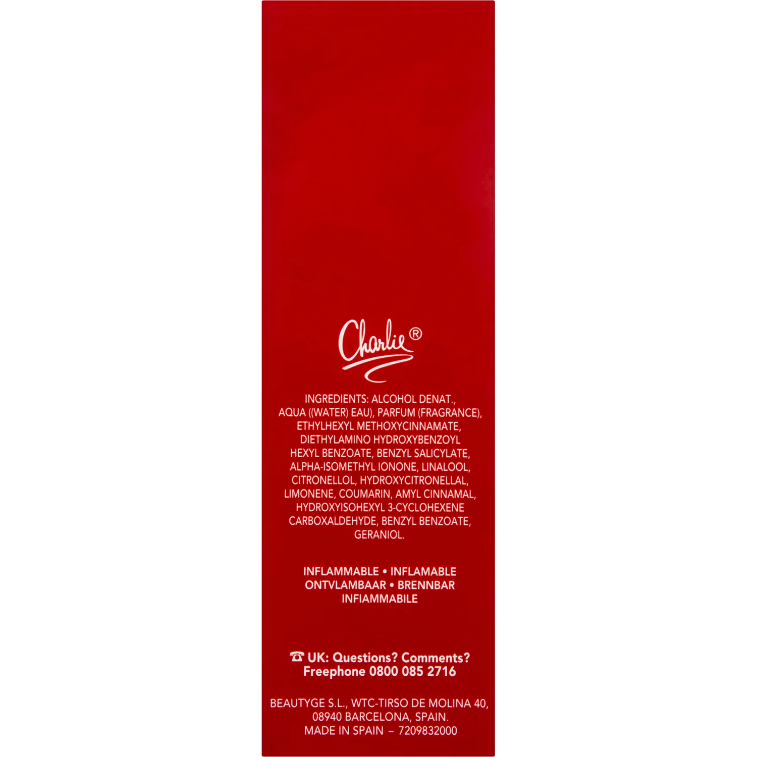 Revlon Charlie Red EDT Spray 100ml - Image 4