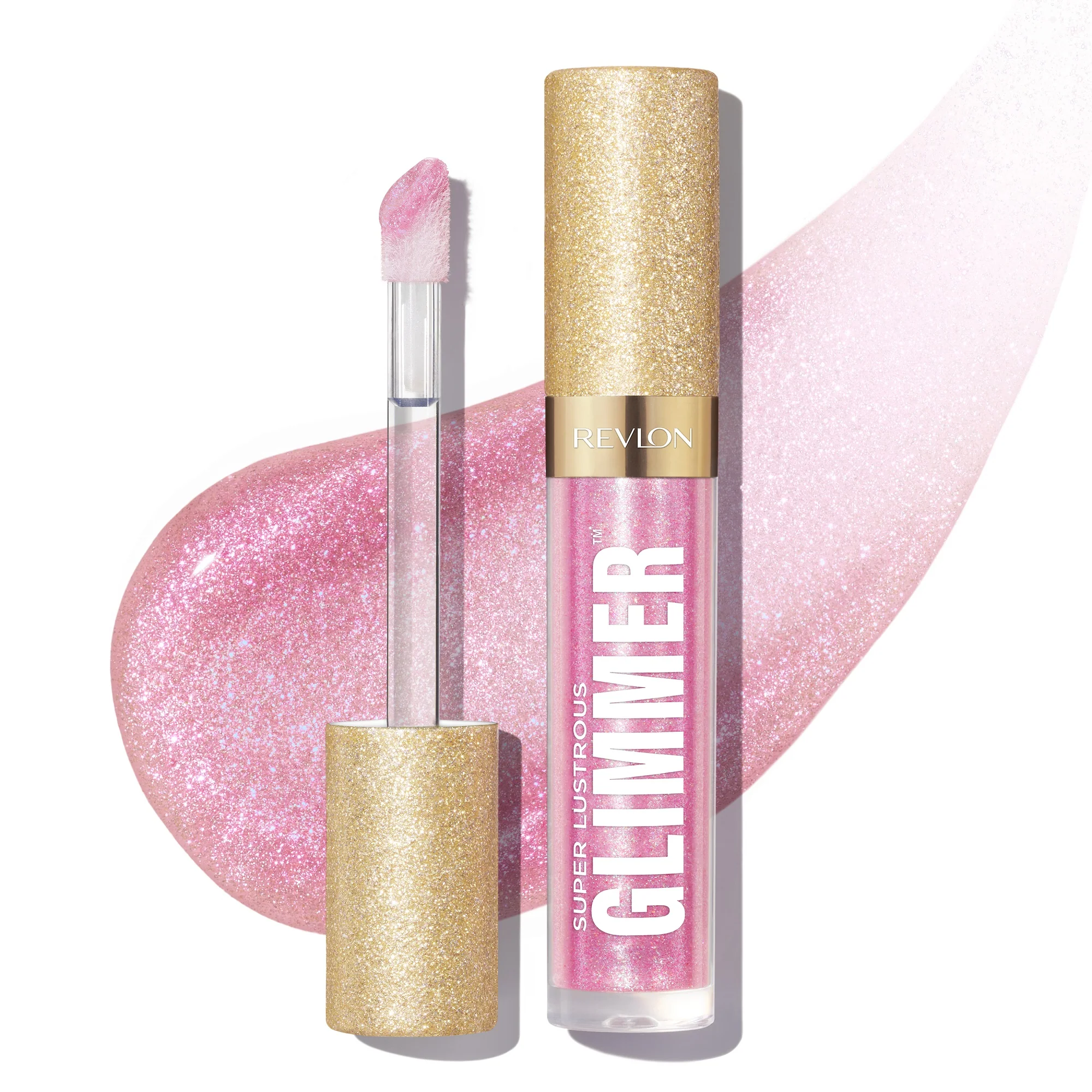 Revlon Super Lustrous Glimmer Gloss Pink Prisma - Image 2