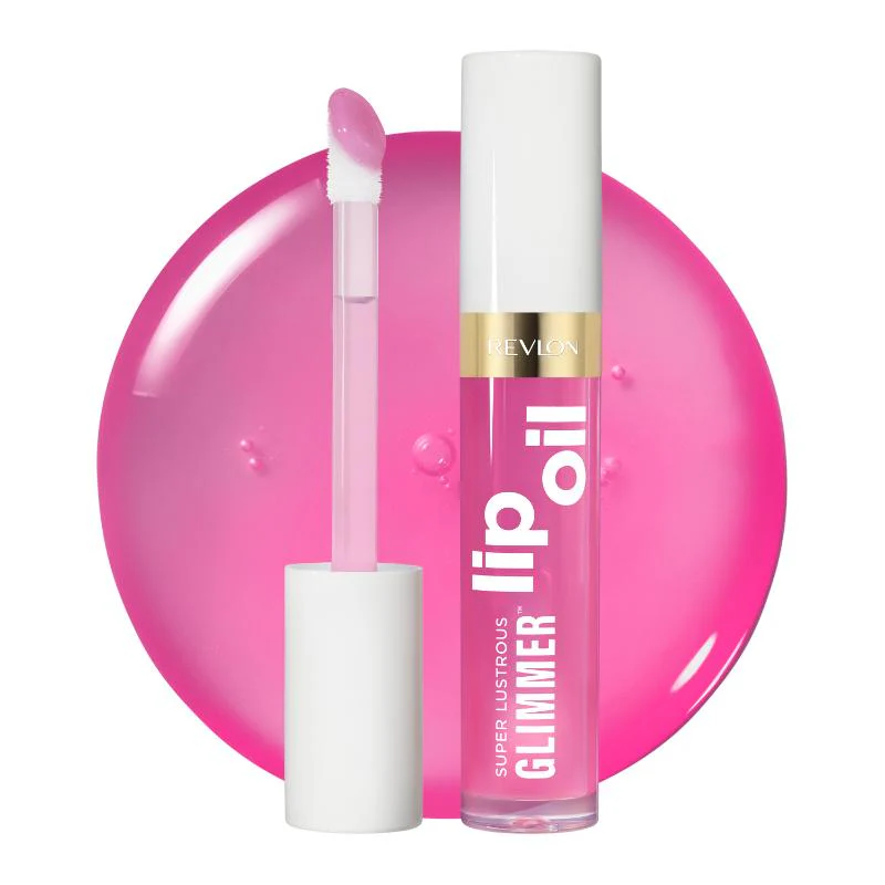 Revlon Super Lustrous Glimmer Lip Oil Gone Rose 3.8g - Image 2