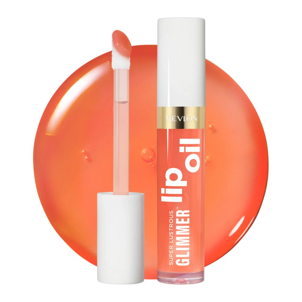 Revlon Super Lustrous Glimmer Lip Oil Miss Coral 3.8g - Image 2