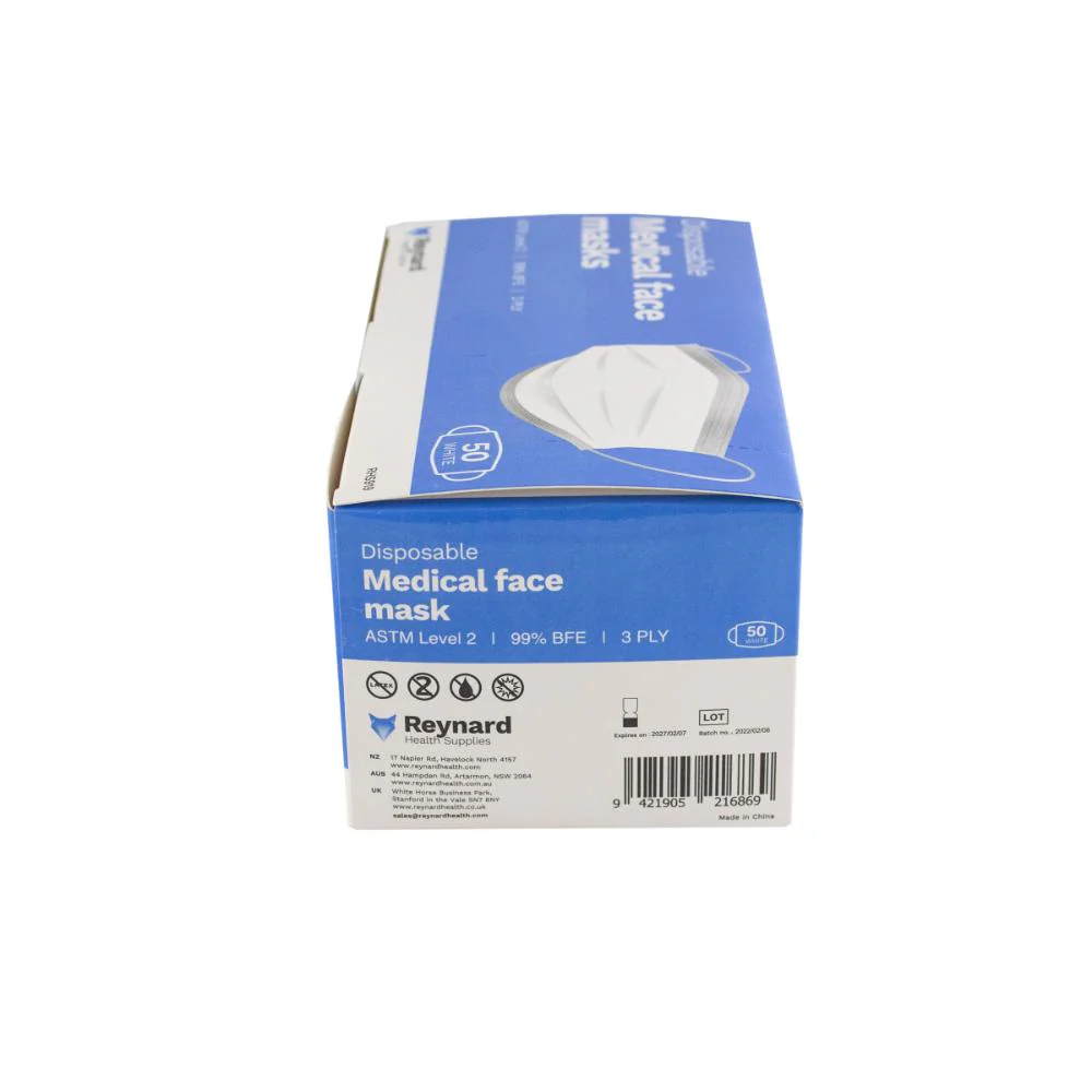 Reynard Face Mask Level 2 3-Ply Box 50pk - Image 8