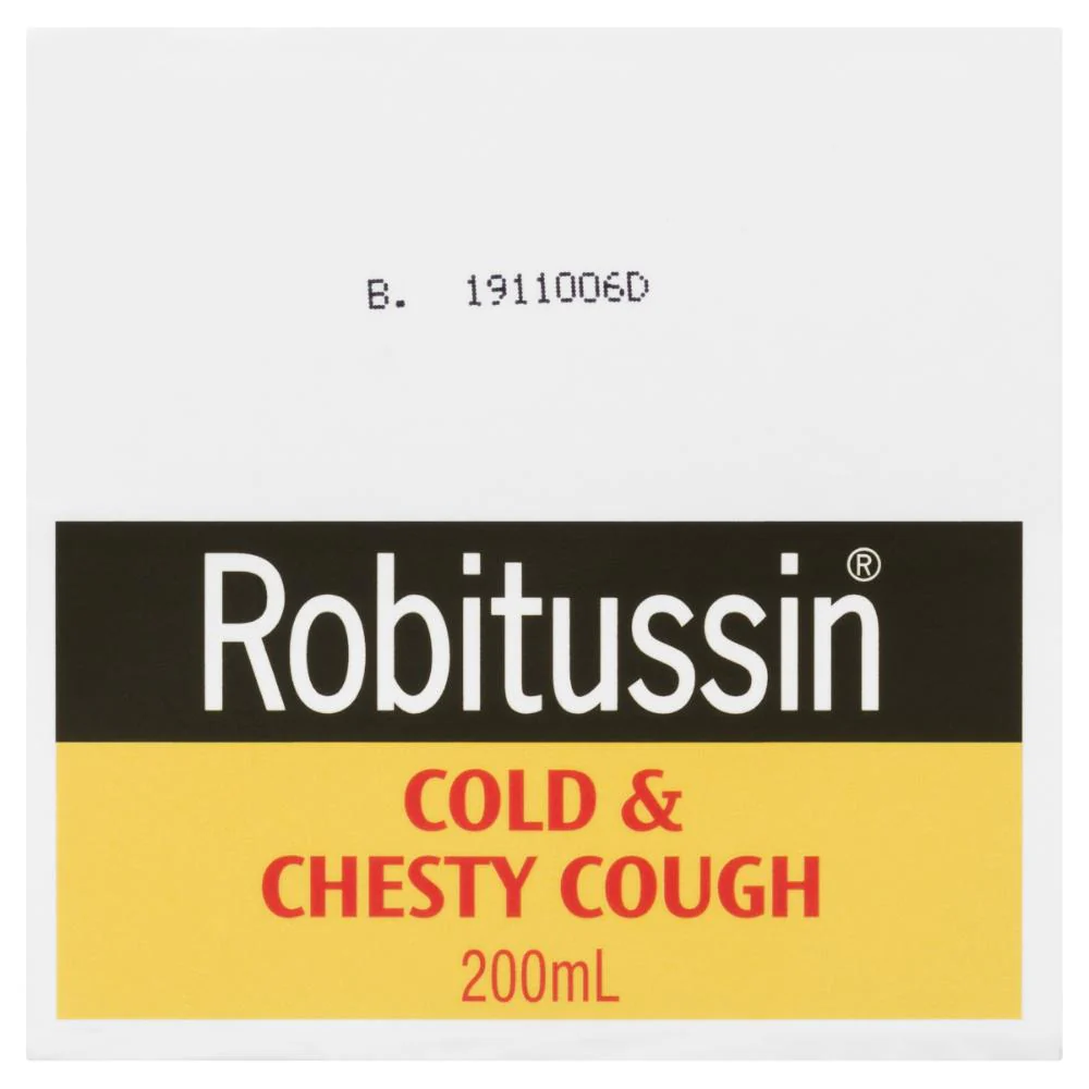 Robitussin Cold & Chesty Cough 200ml - Image 6