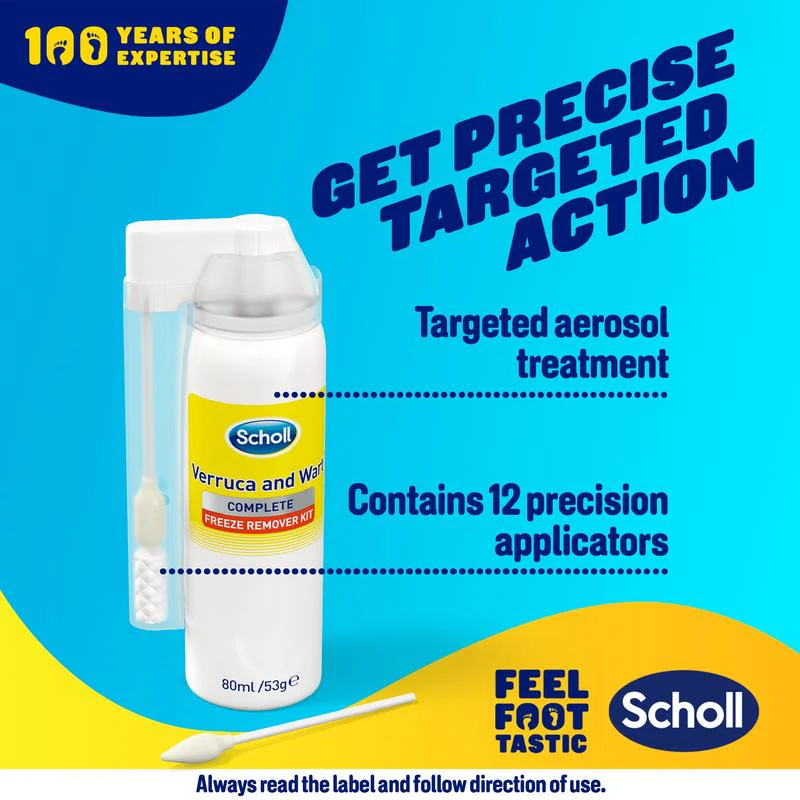Scholl Verruca and Wart Complete Freeze Remover Kit 80ml - Image 4