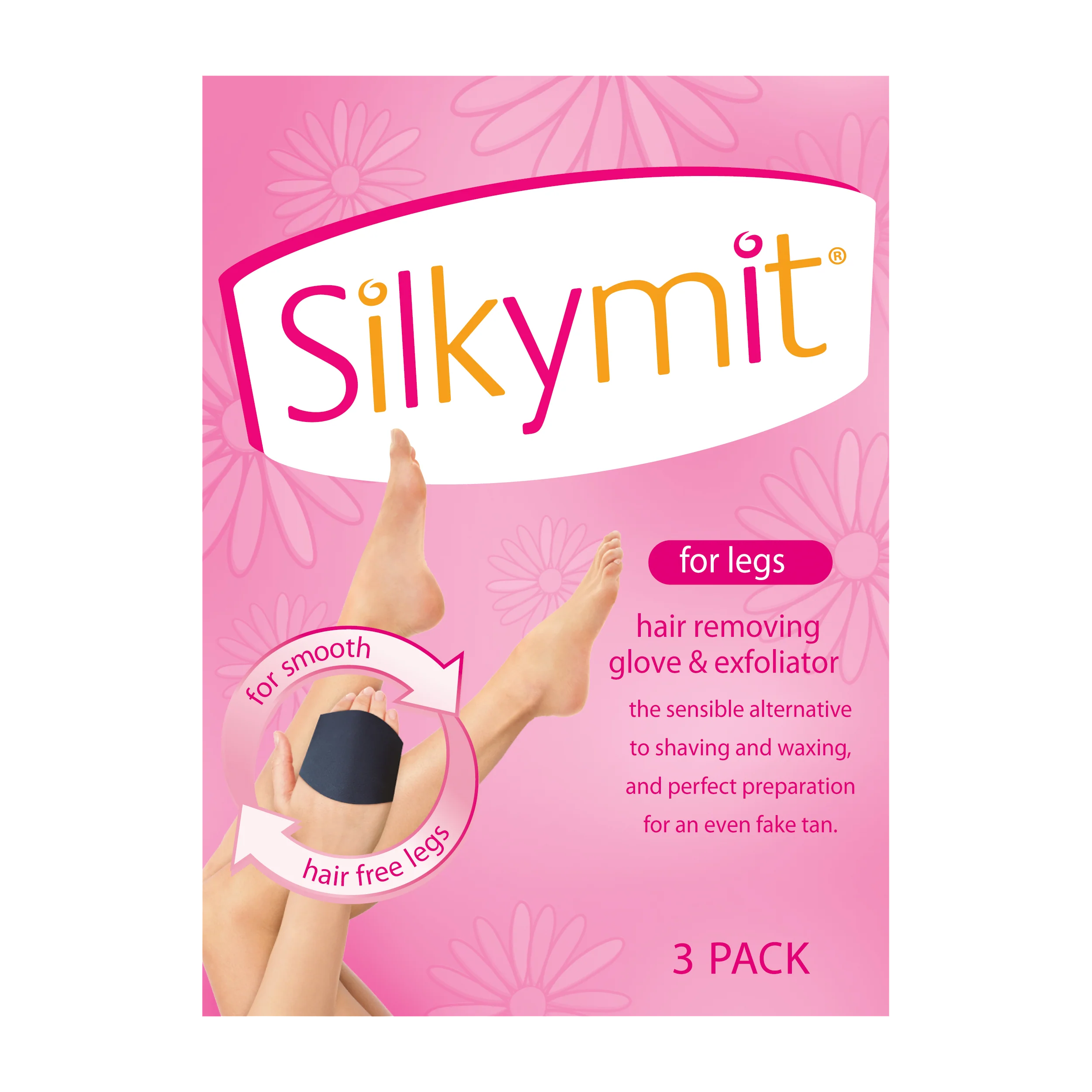 Silkymitts Hair Removing Glove Leg