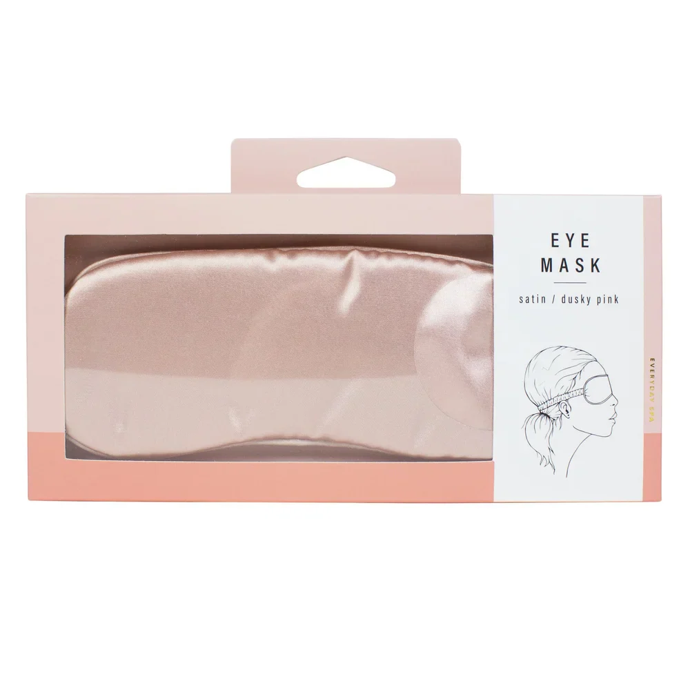 Simply Essential Satin Eye Mask Pink - Image 2