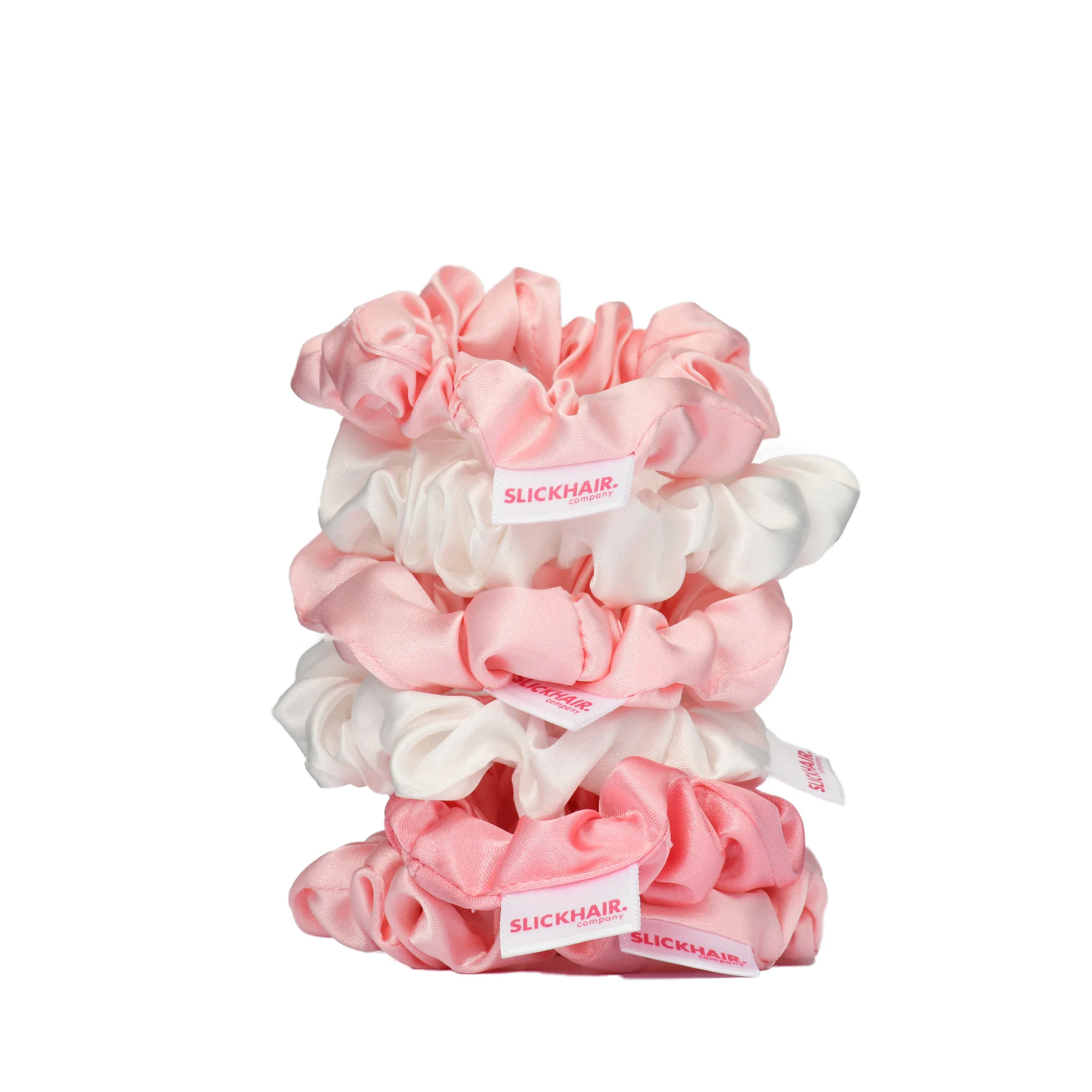 Slick Hair Company Skinny Silky Scrunchies Set 6pcs