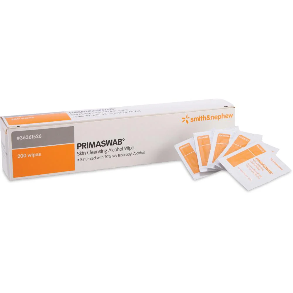 Smith & Nephew Primaswab Skin Cleanser Alcohol Wipe (Sold as Single Unit)