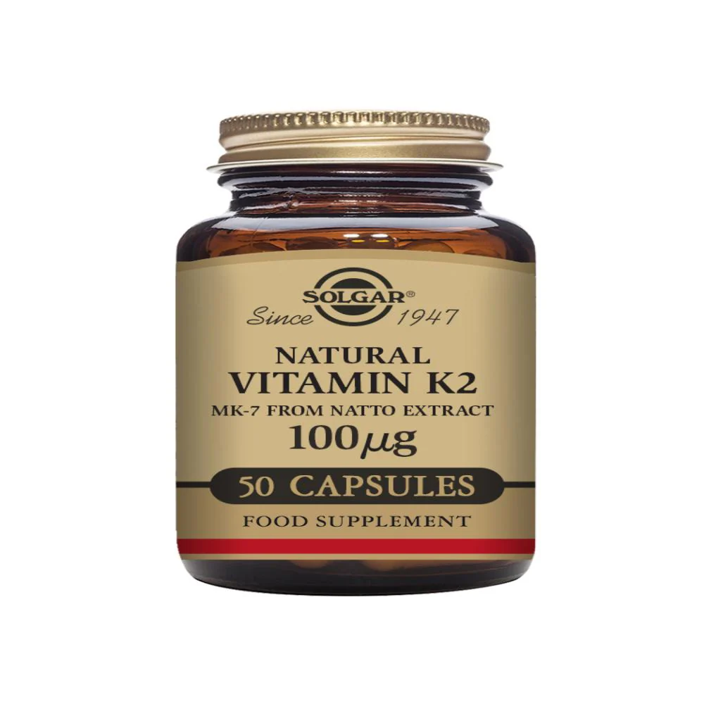 Solgar Natural Vitamin K2 Capsules 50s
