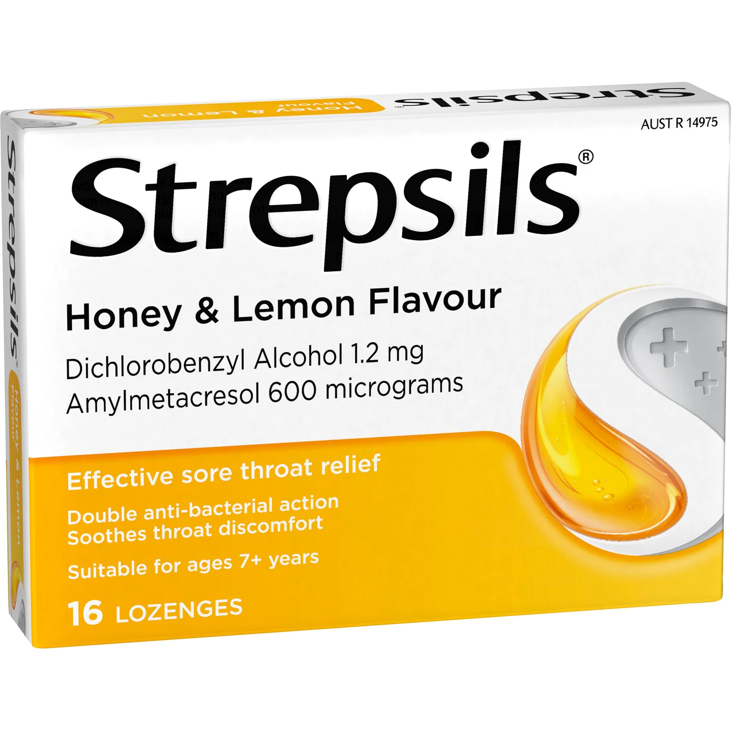 Strepsils Lozenge Honey/Lemon 16s - Image 2