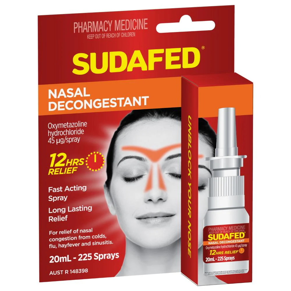 Sudafed Nasal Spray 20ml - Image 2