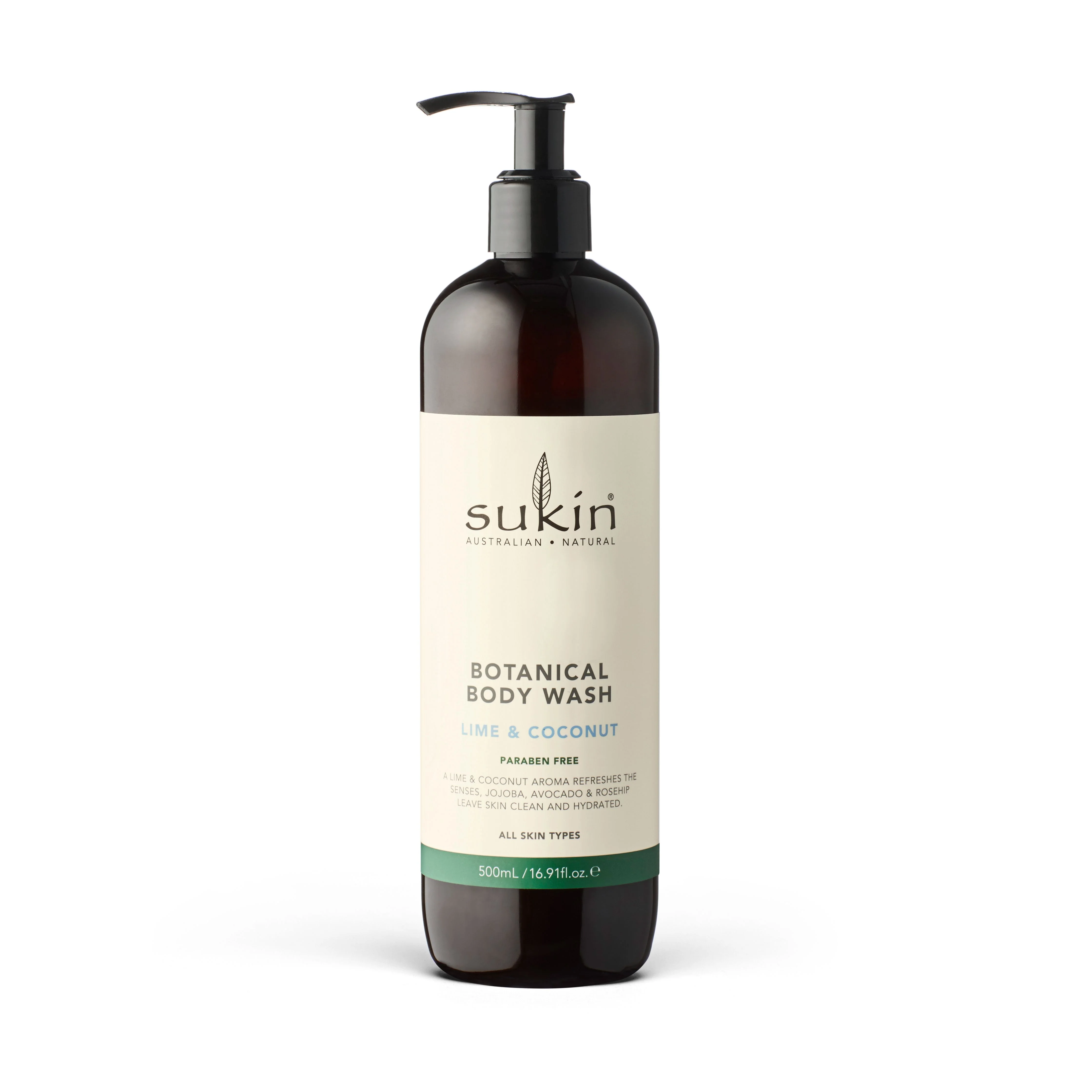 Sukin Body Wash Lime and Coconut 500ml