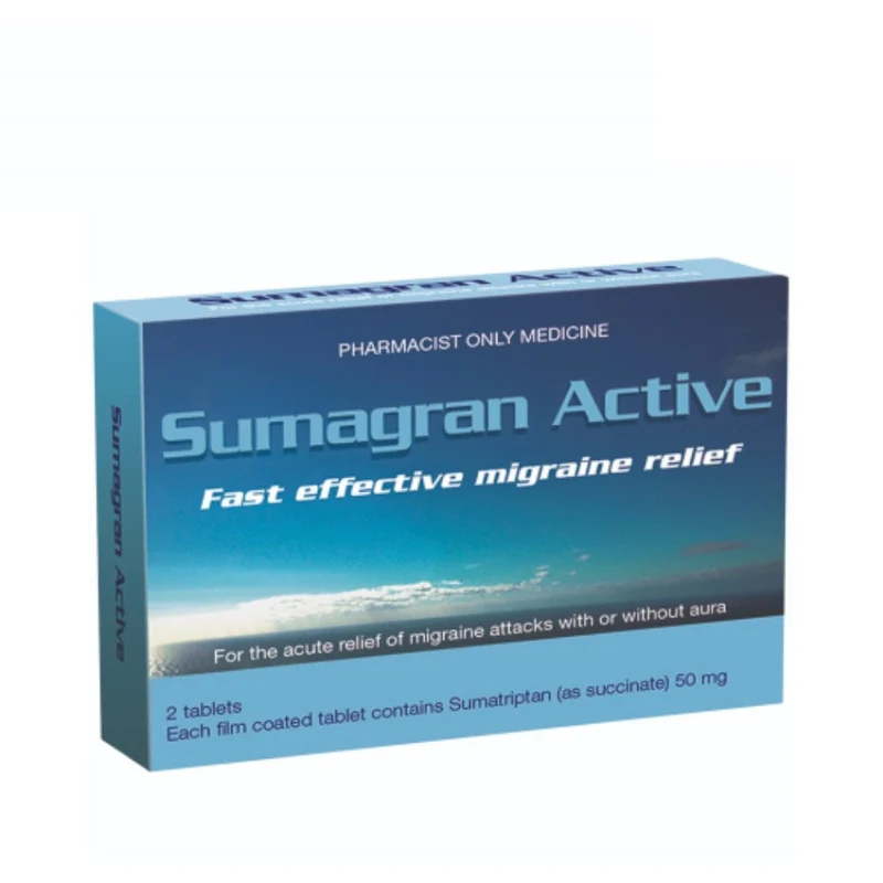 Sumagran Active 50mg Tab 2pk (Pharmacist Only Medicine)