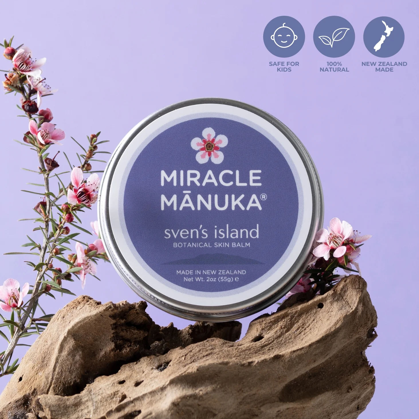 Sven's Island Natural Remedies Miracle Manuka Skin Repair Ointment 55g - Image 2