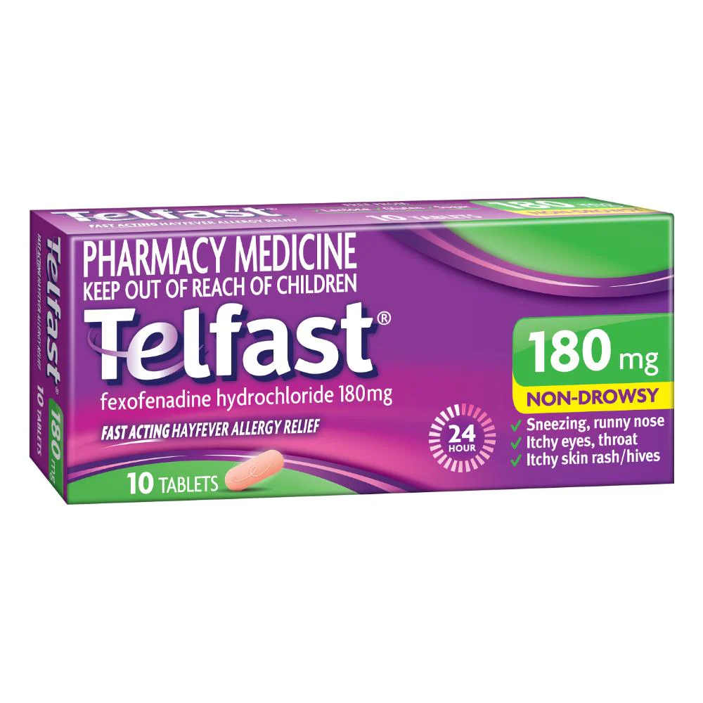 Telfast 180mg Tablets 10s - Image 3