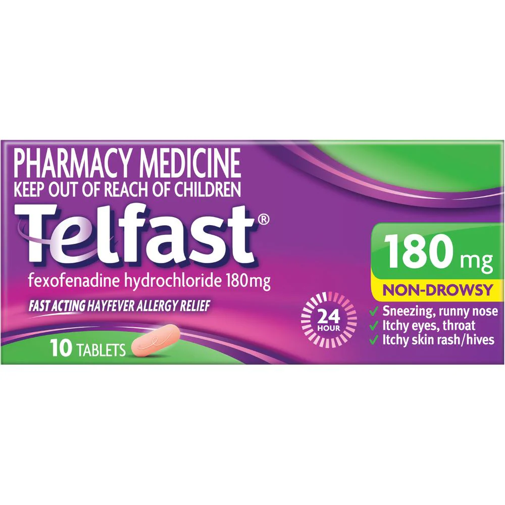 Telfast 180mg Tablets 10s - Image 4