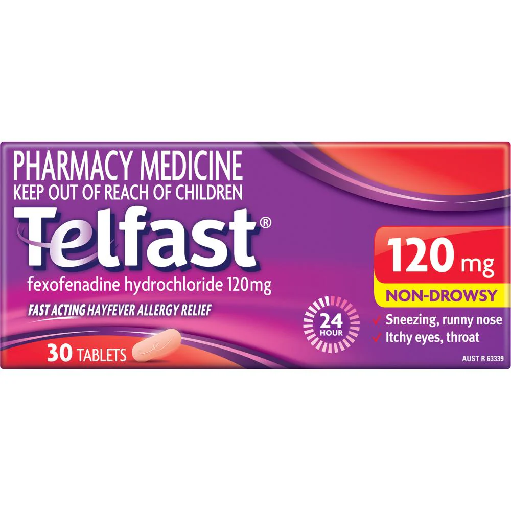 Telfast 20mg Tablets 30s - Image 2
