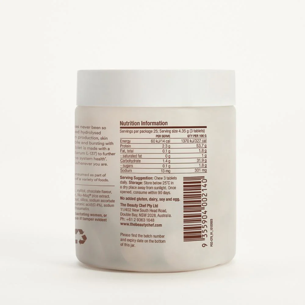 The Beauty Chef Plumpers Chocolate Collagen Chewables 75s - Image 4