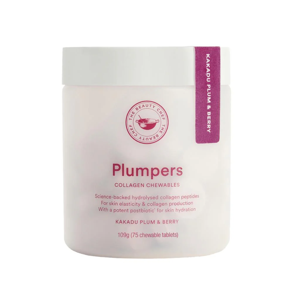 The Beauty Chef Plumpers Kakadu Plum & Berry Collagen Chewables 75s
