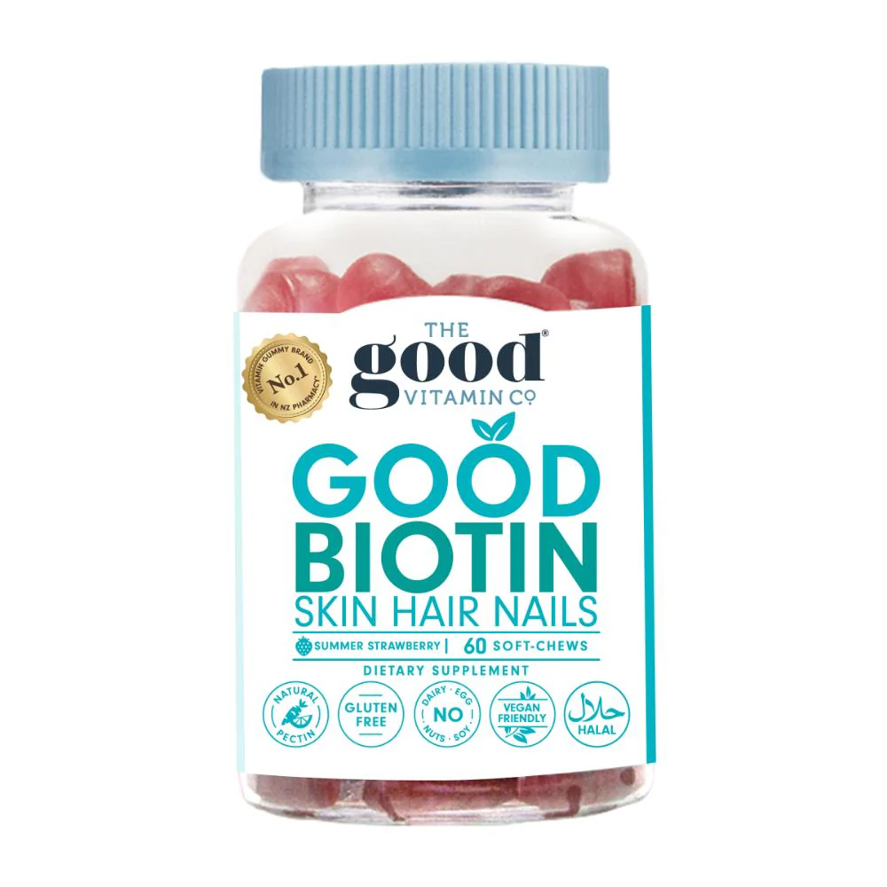 The Good Vitamin Co Good Biotin Hair/Skin/Nails Soft-Chews 60s - Image 3