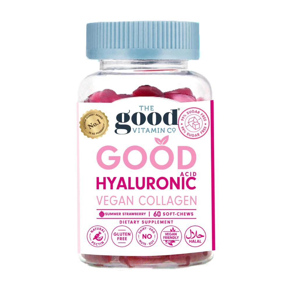 The Good Vitamin Co Good Hyaluronic Acid Sugar Free Vegan Collagen Soft-Chews 60s