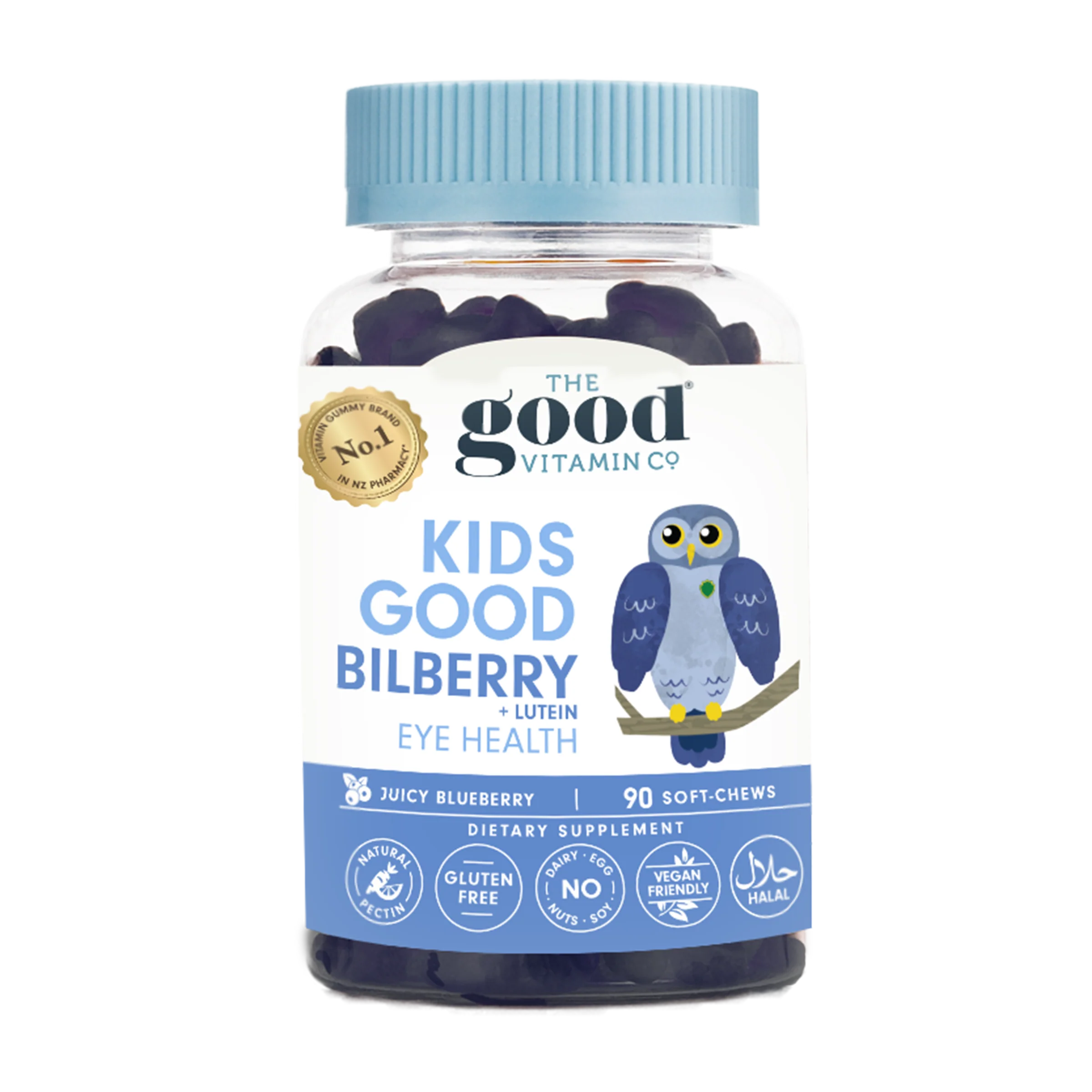 The Good Vitamin Co Kids Good Bilberry + Lutein Soft-Chews 90s - Image 2