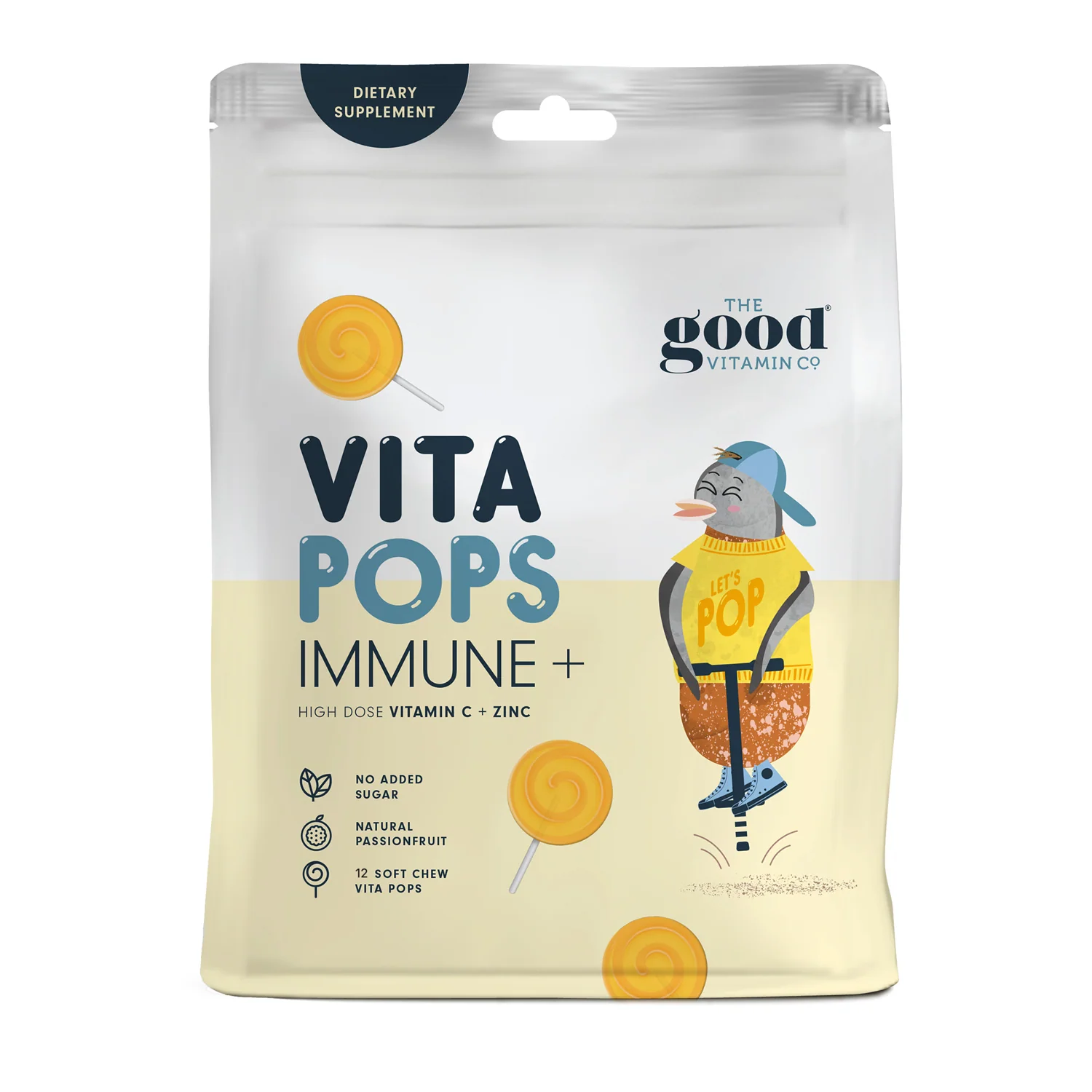 The Good Vitamin Co Kids Good Immune + Lollipops 12pk