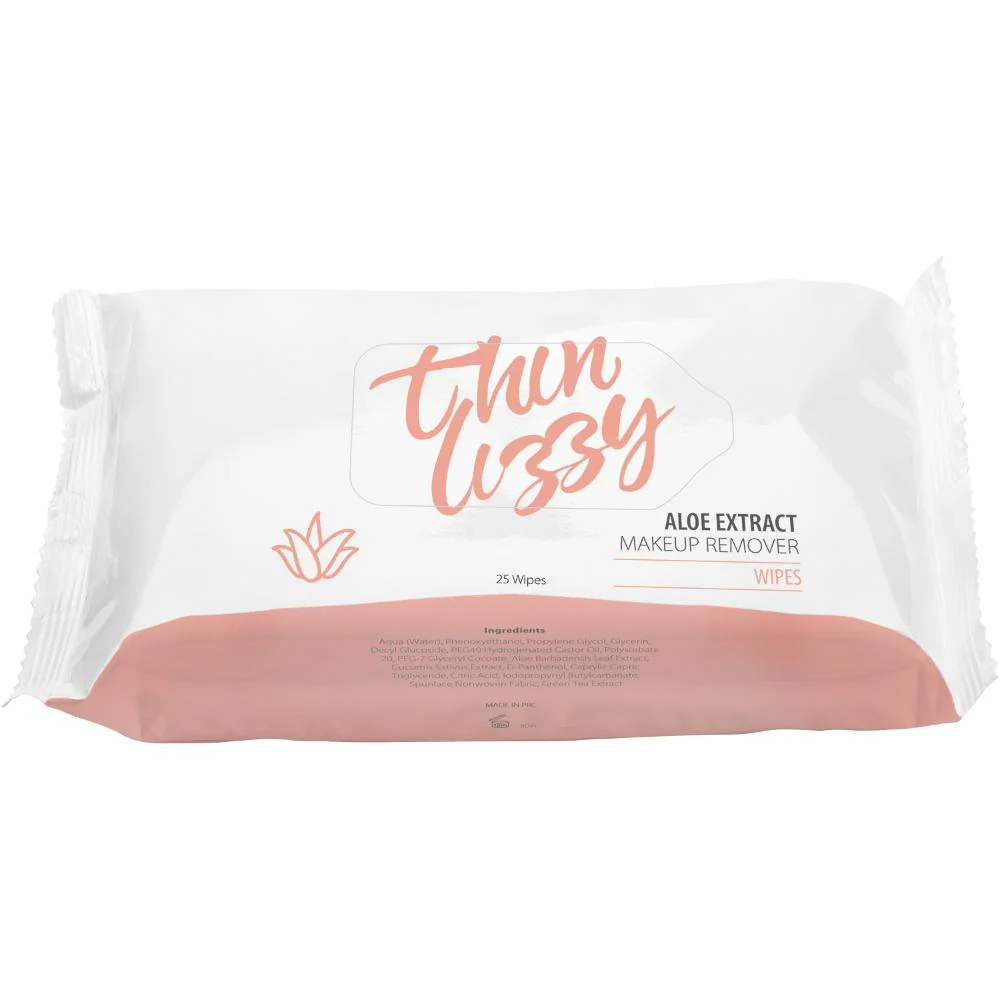 Thin Lizzy Make Up Wipes 25pk