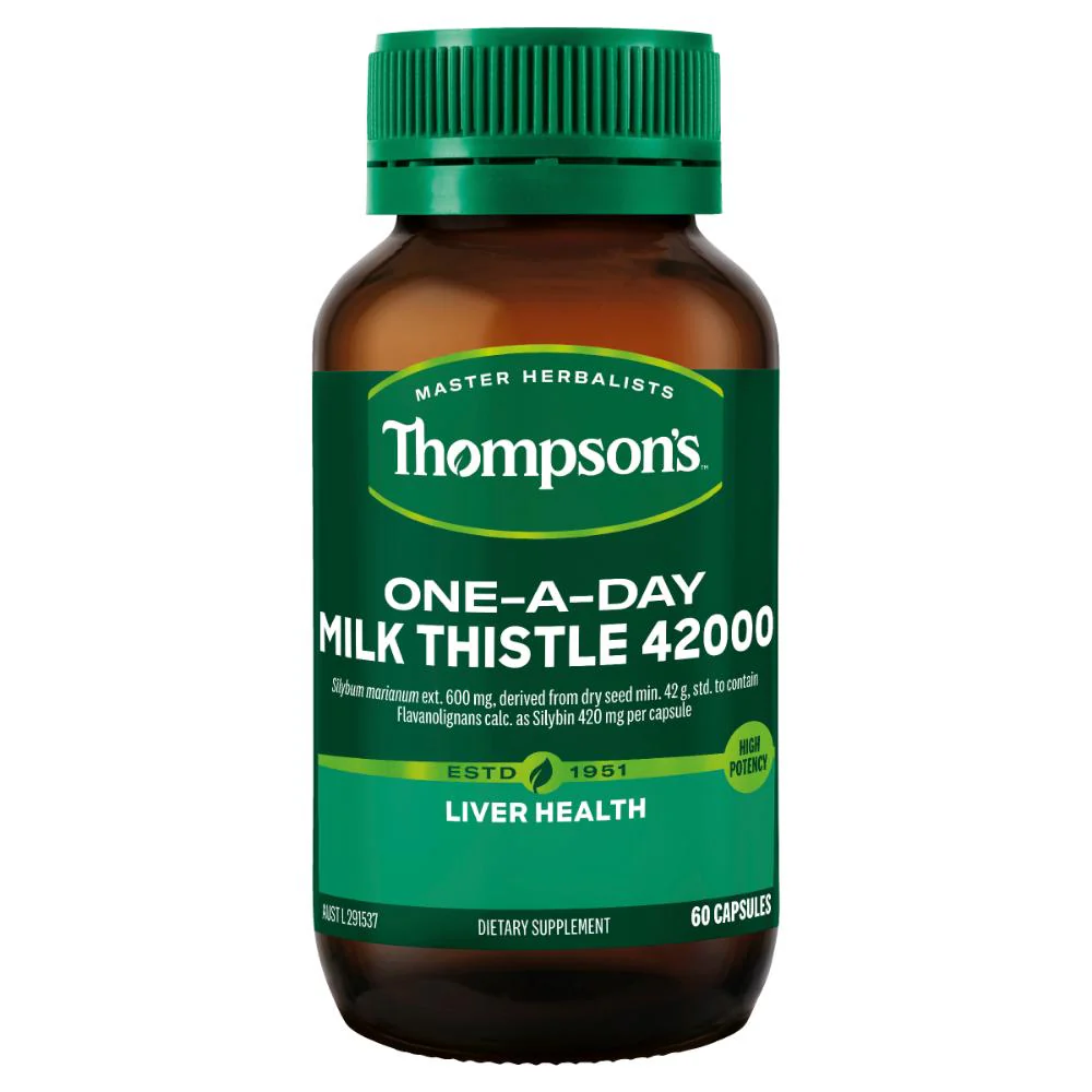 Thompson's One-A-Day Milk Thistle 42000 Capsules 60s - Image 4
