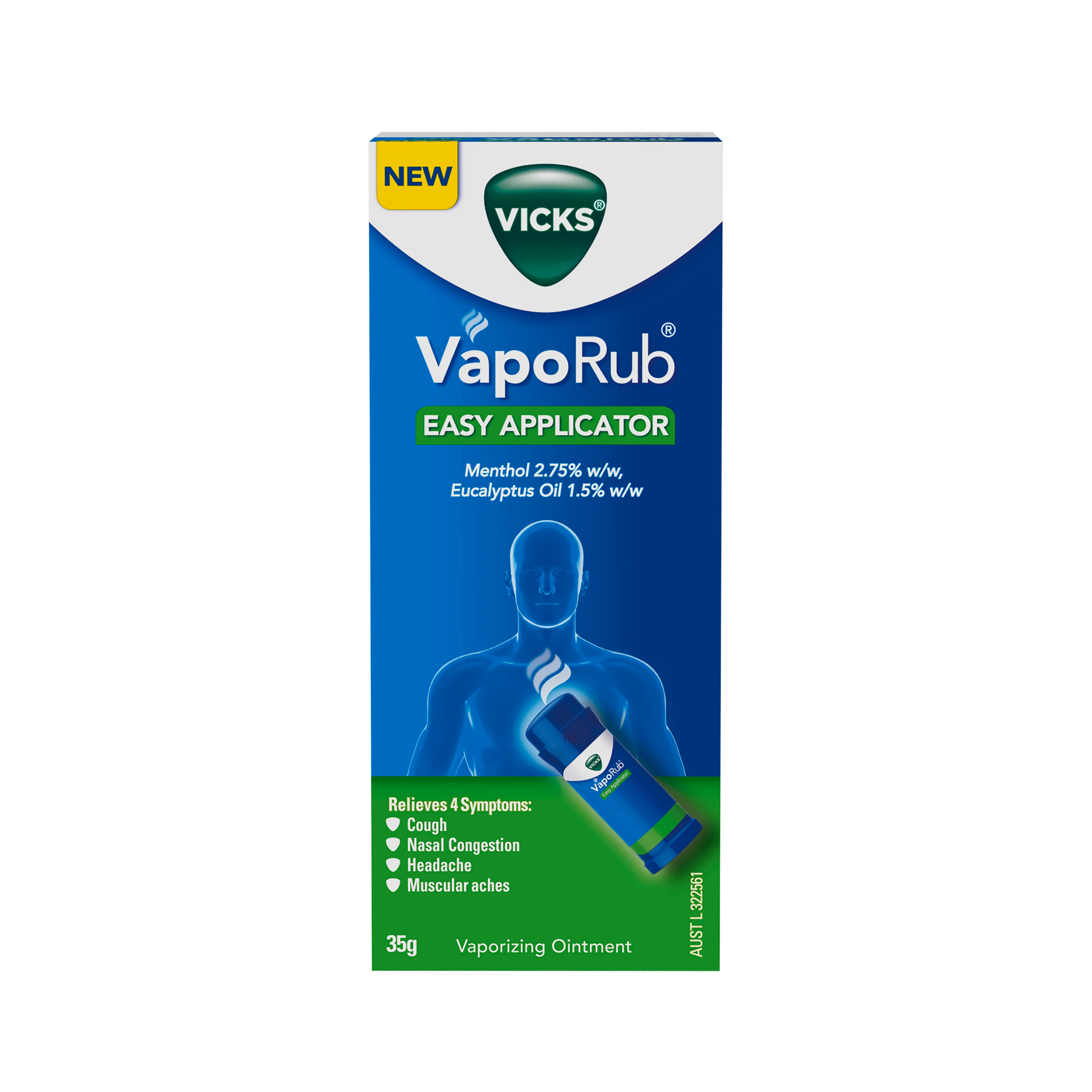 Vicks Vaporub Easy Applicator 35g - Image 2