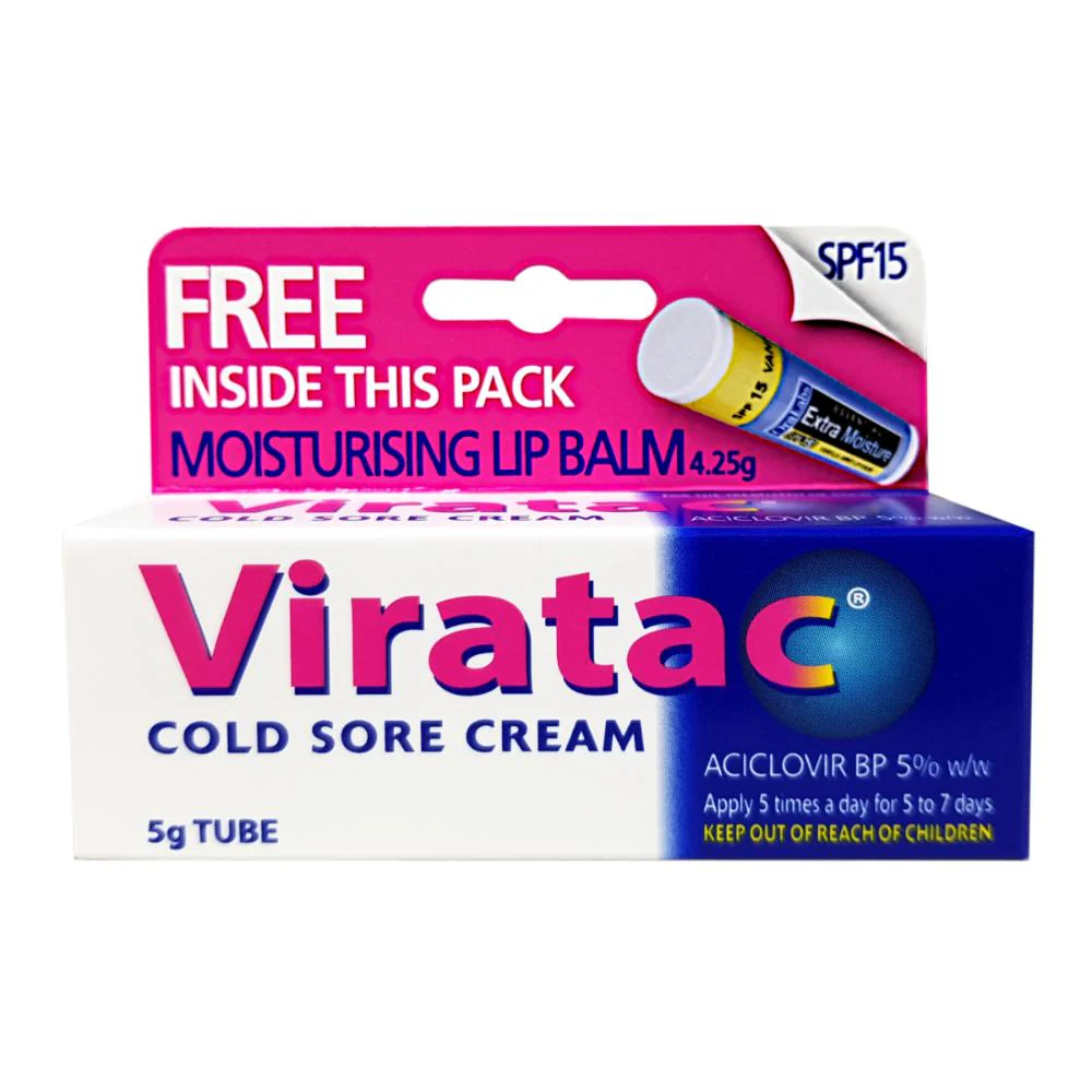 Viratac Cold Sore Cream 5g - Image 4