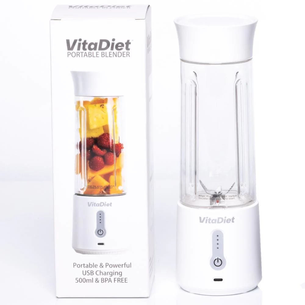 Vita Diet Portable Blender Pearl White 500ml - Image 2