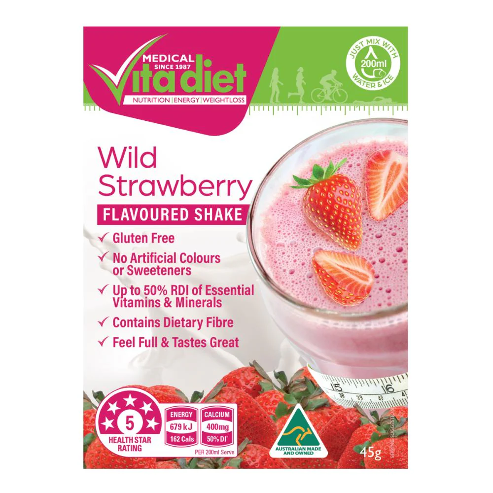 Vita Diet Wild Strawberry Shake Single - Image 2