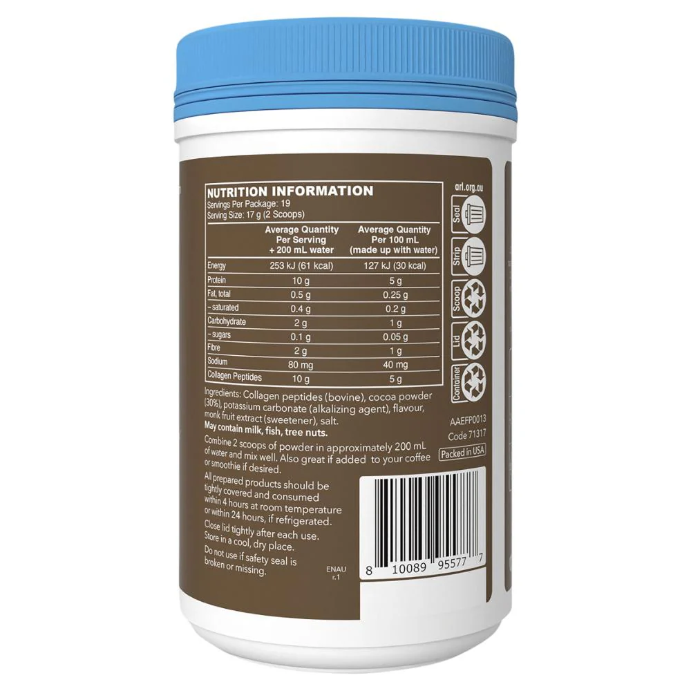 Vital Proteins Collagen Peptides Chocolate Powder 329g - Image 3