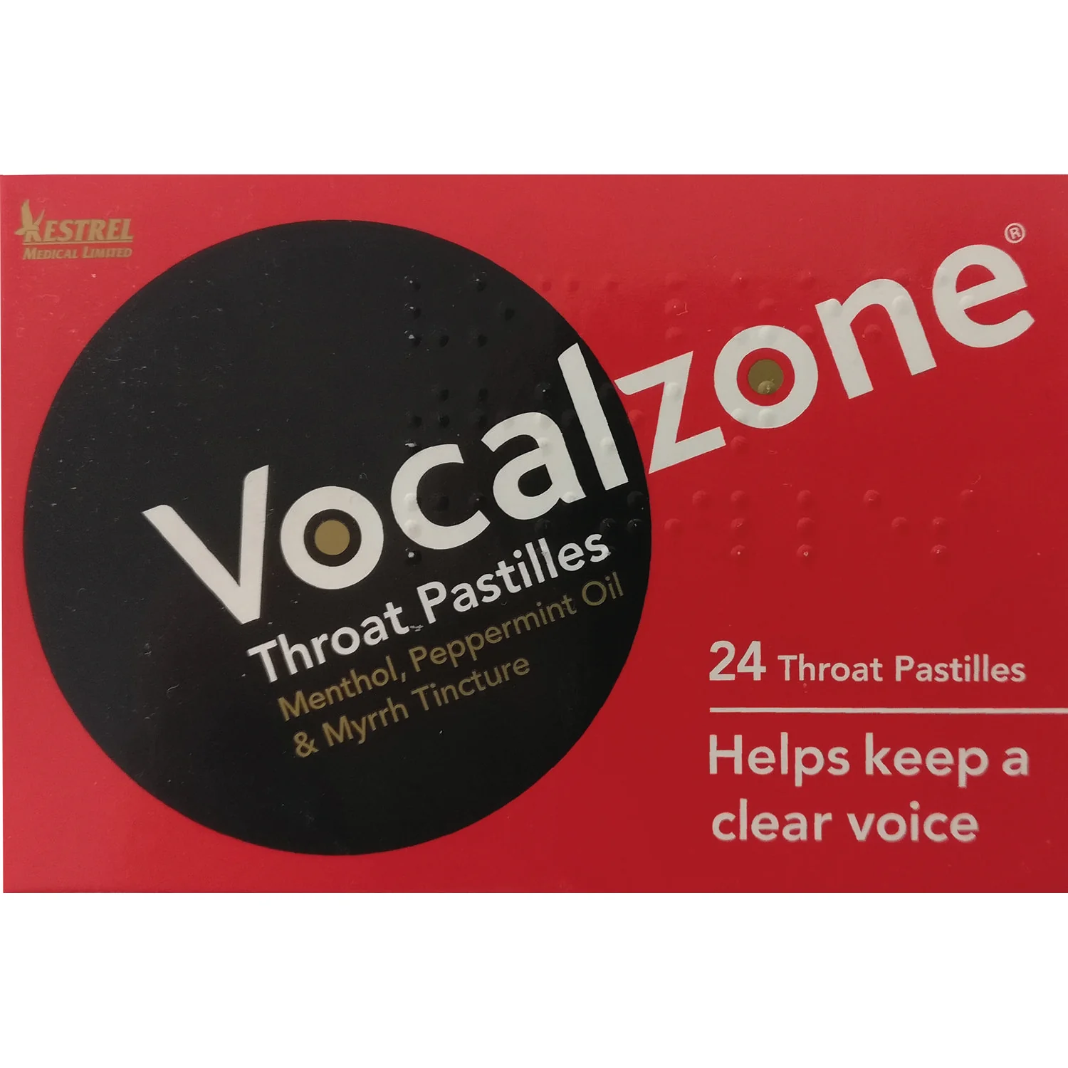 Vocalzone Original Throat & Voice Pastilles 24pk - Image 2