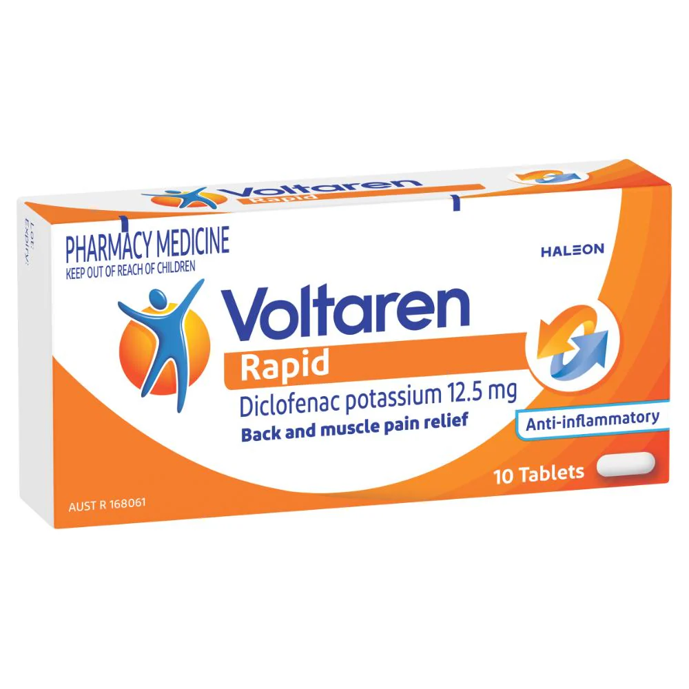 Voltaren Rapid Tabs 12.5mg 10s - Image 2