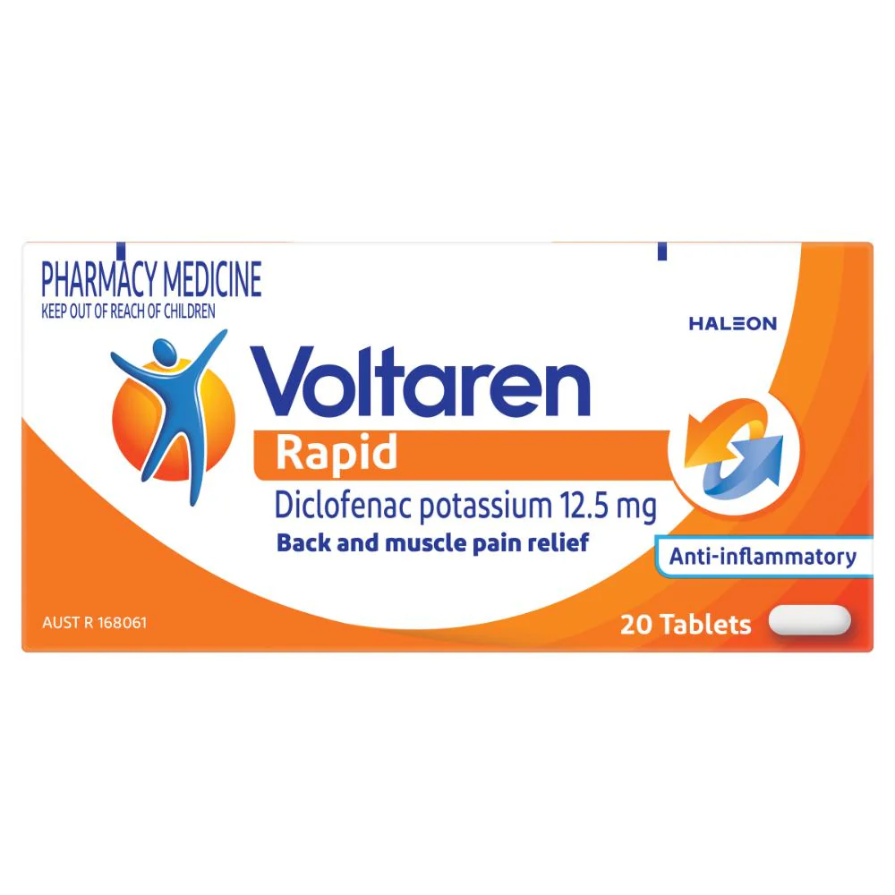 Voltaren Rapid Tabs 12.5mg 20s - Image 13