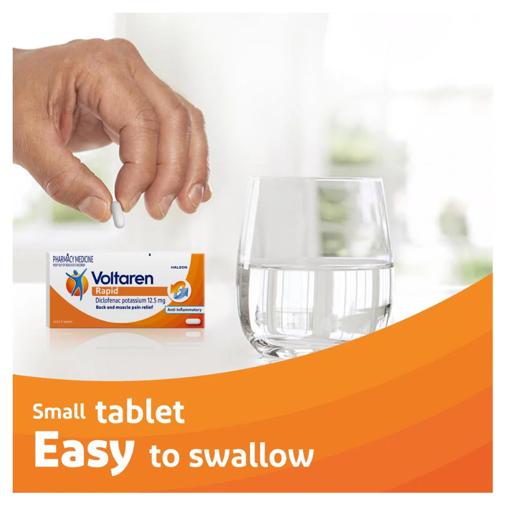 Voltaren Rapid Tabs 12.5mg 30s - Image 23