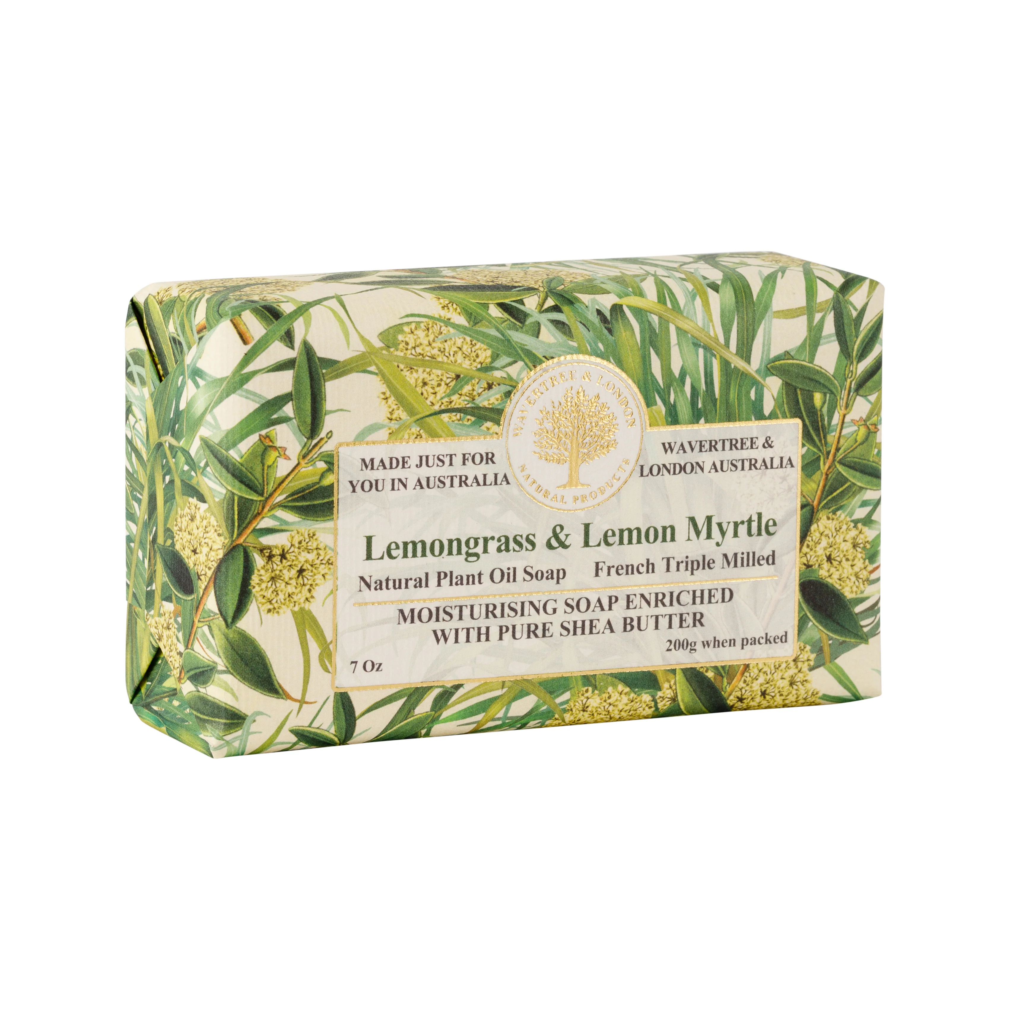 Wavertree & London Soap Lemon Grass and Lem Myrtle 200g